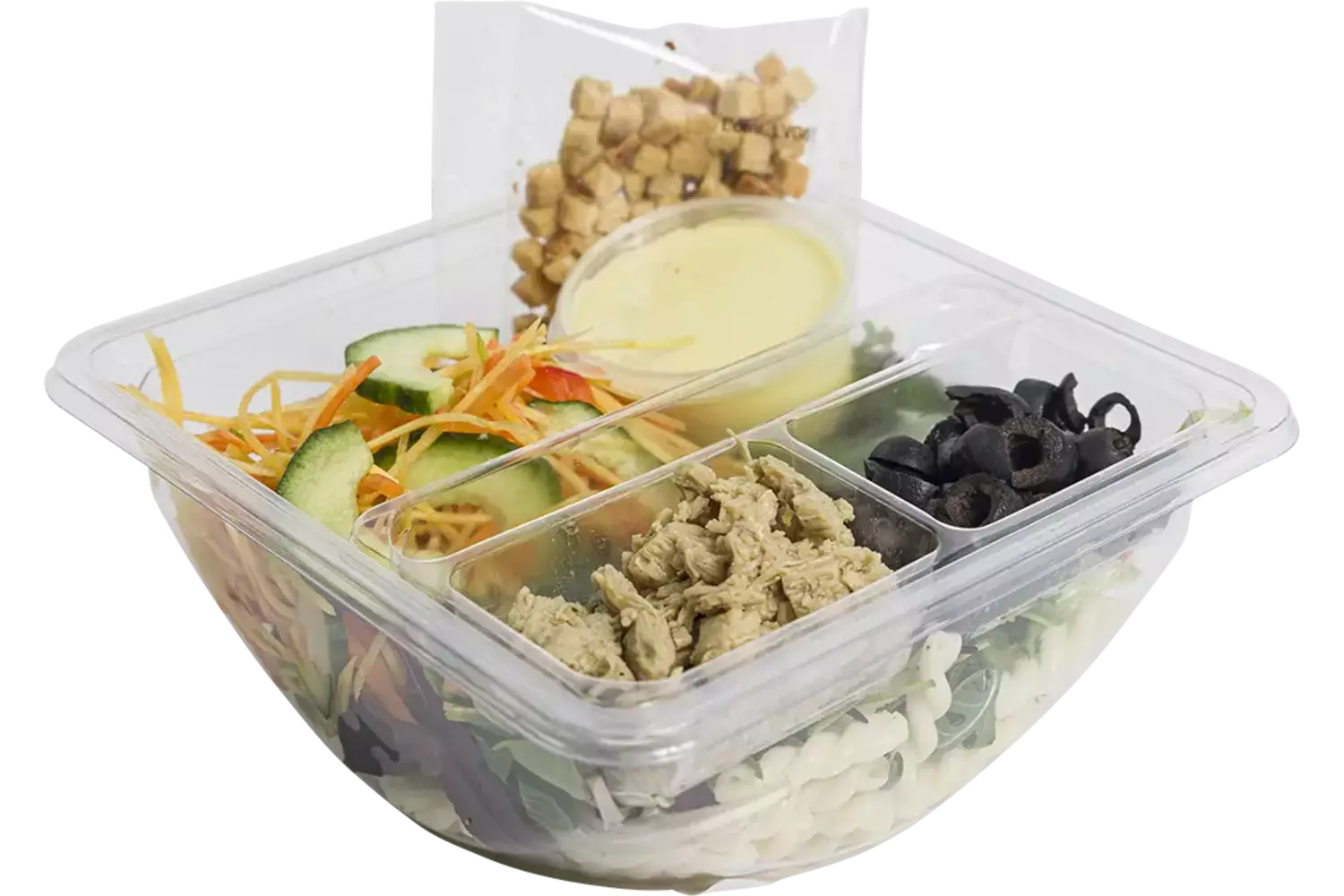 Indoor maaltijdsalade vega kip bak 400gr stuk 1